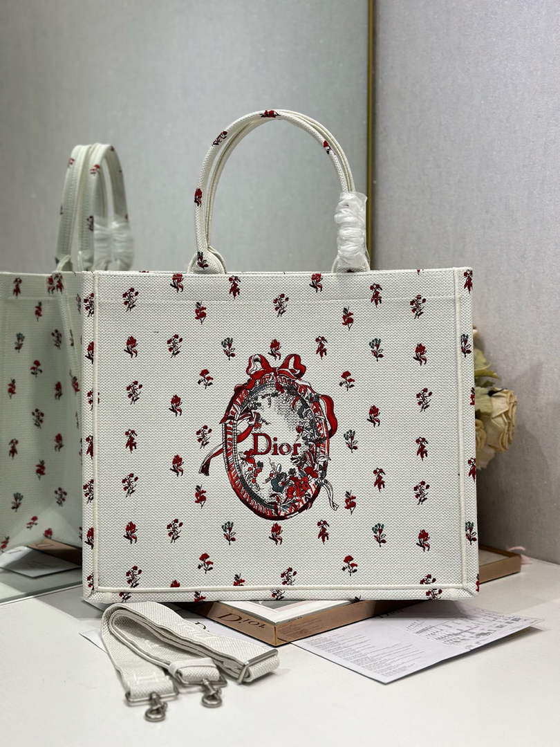 Dioramour Large Book Tote – Multicolor Embroidery - Default Title - View 2