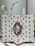 Dioramour Large Book Tote – Multicolor Embroidery - Default Title - View 1