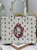 Dioramour Medium Book Tote – Multicolor Embroidery - Default Title - View 1