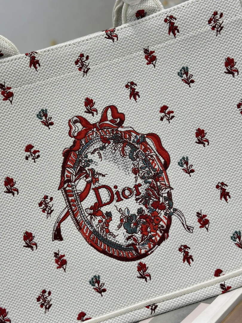 Dioramour Medium Book Tote – Multicolor Embroidery - Default Title - View 6
