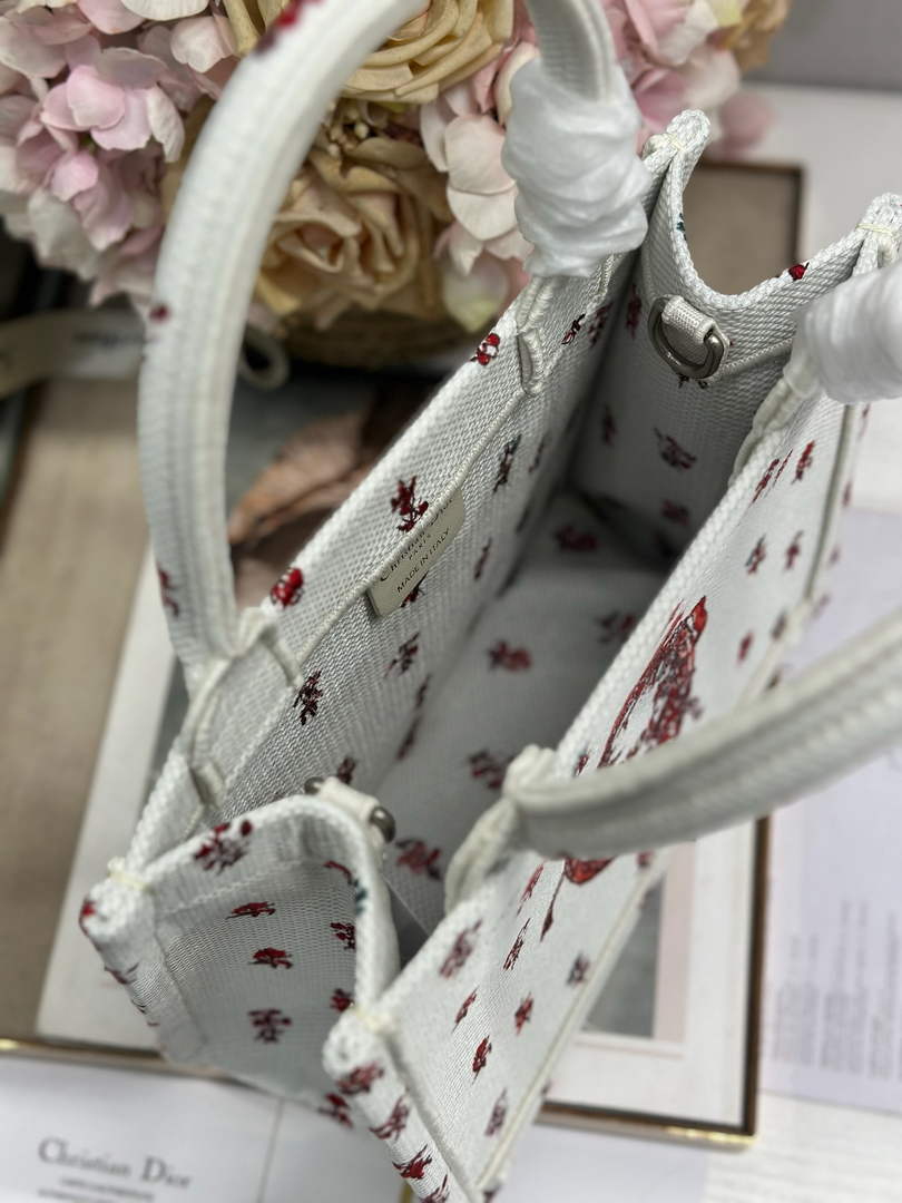 Dioramour Small Book Tote with Strap – Multicolor Embroidery - Default Title - View 6