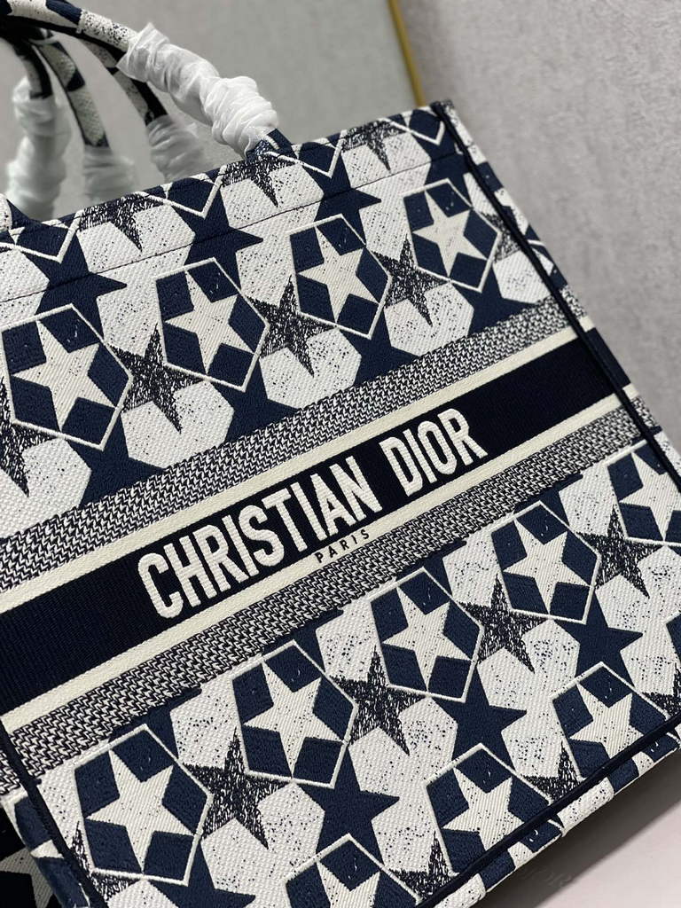 Dior Large Book Tote Bag M1286 Multicolor Black