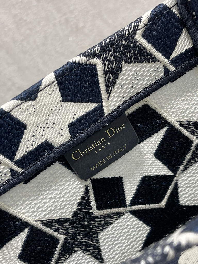 Dior Large Book Tote Bag M1286 Multicolor Black