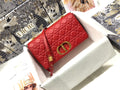 Dior Large Caro Bag M9243 Calfskin Red Gold - Default Title - View 1