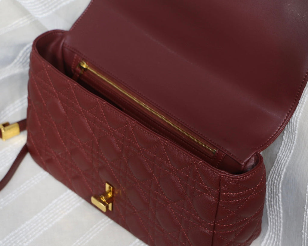 Dior Large Caro Bag M9243 Calfskin Red - Default Title - View 8