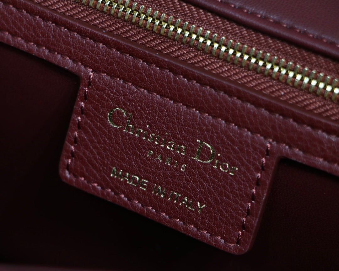 Dior Large Caro Bag M9243 Calfskin Red - Default Title - View 9