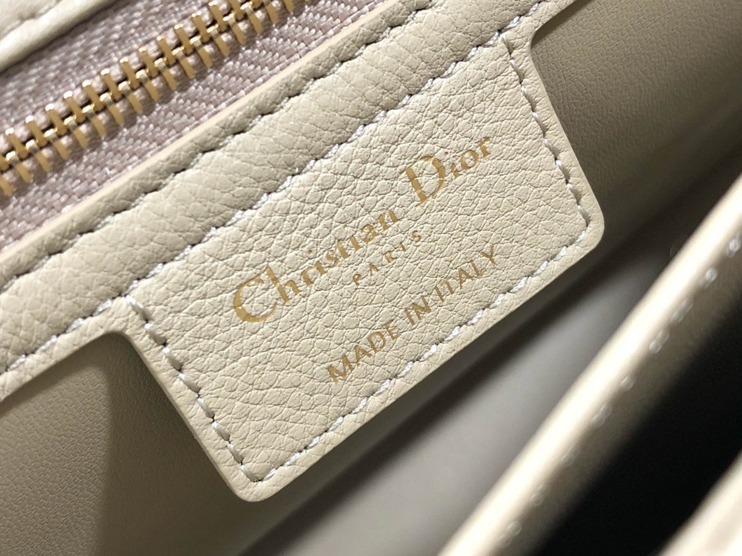 Dior Large Caro Bag M9243 Calfskin Apricot - Default Title - View 9