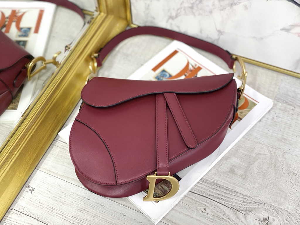 21. Dior M0455 Saddle Bag with detachable and adjustable shoulder strap