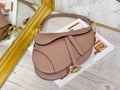 21. Dior Saddle Bag M0455 interior zip pocket and slip pocket view