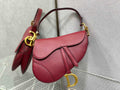 1. Dior M0455 Saddle Bag oblique angle with strap hanging