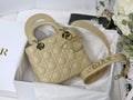 Dior M0538 Small Lady My ABCDior Bag Lambskin Apricot - Default Title - View 1