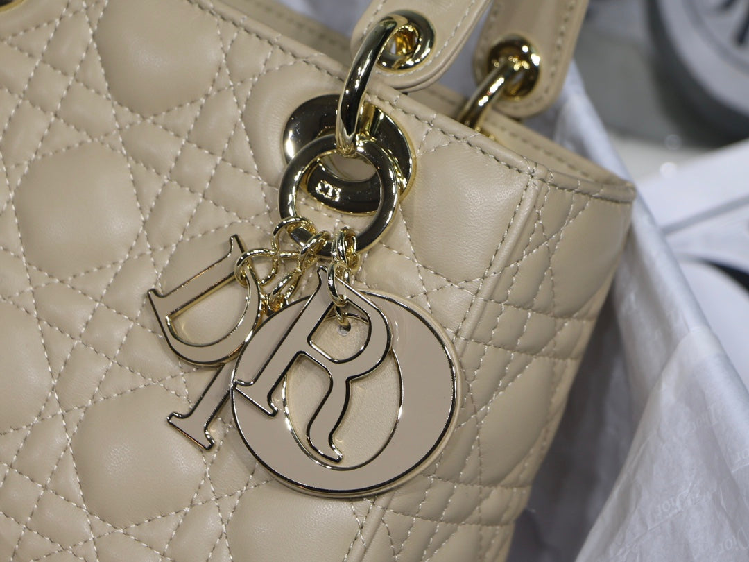 Dior M0538 Small Lady My ABCDior Bag Lambskin Apricot - Default Title - View 2