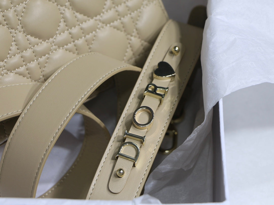 Dior M0538 Small Lady My ABCDior Bag Lambskin Apricot - Default Title - View 3