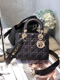 Dior M0538 Small Lady My ABCDior Bag Lambskin Black - Default Title - View 1