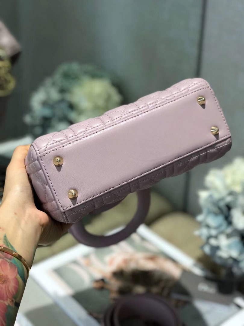 Dior M0538 Small Lady My ABCDior Bag Lambskin Light Purple - Default Title - View 4