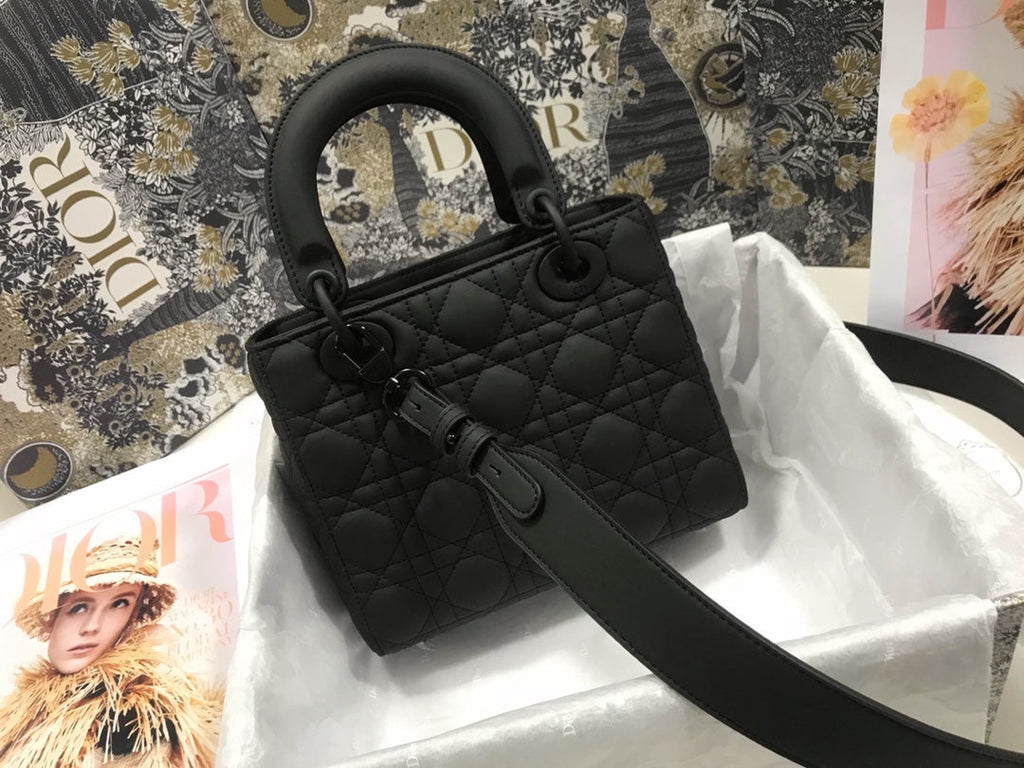 Dior M0538 Small Lady My ABCDior Bag Lambskin logo black - Default Title - View 2