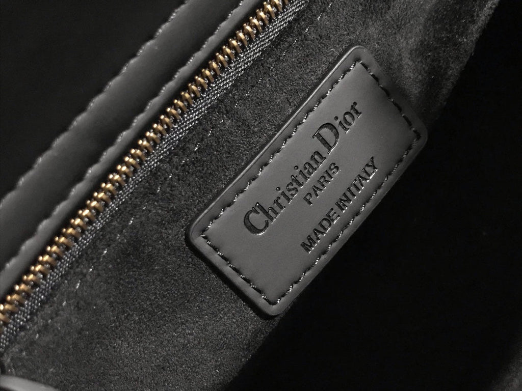 Dior M0538 Small Lady My ABCDior Bag Lambskin logo black - Default Title - View 9