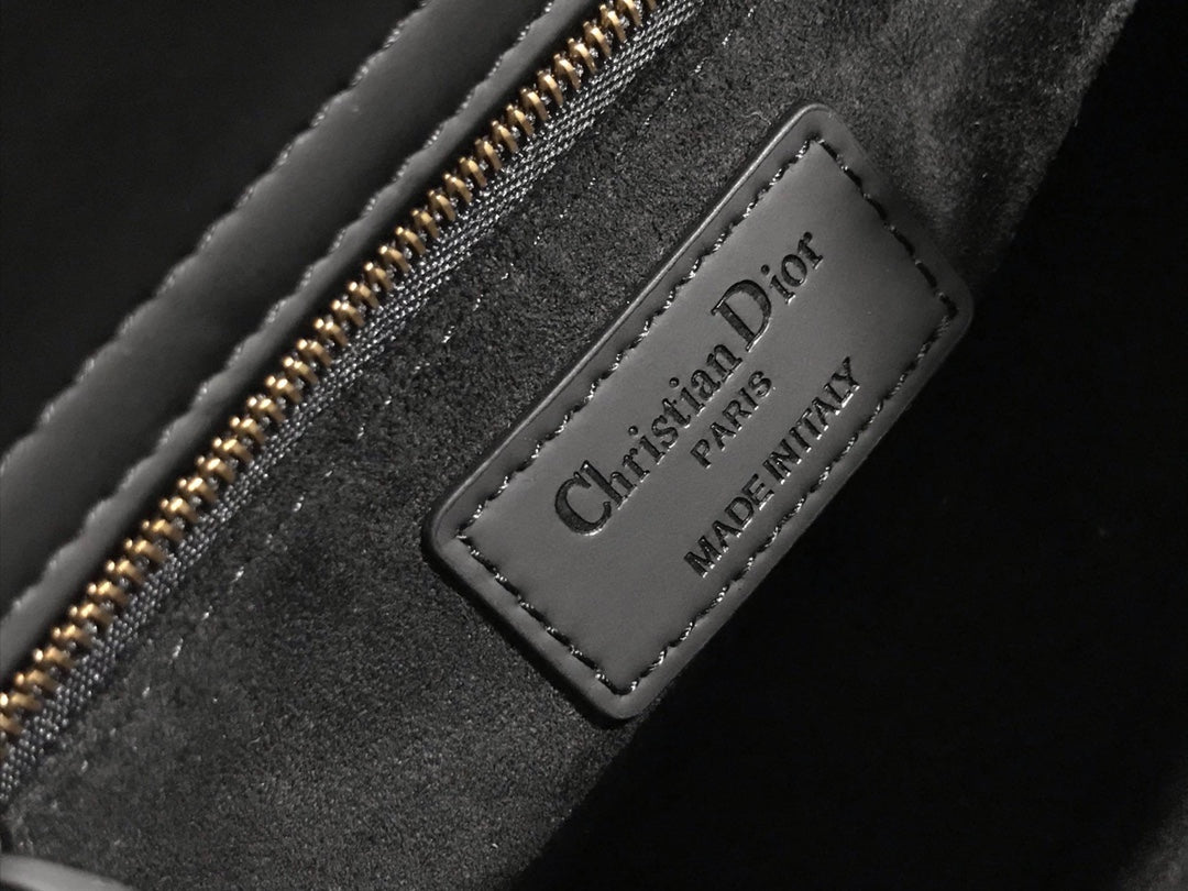Dior M0538 Small Lady My ABCDior Bag Lambskin logo black - Default Title - View 9