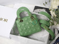 Dior M0538 Small Lady My ABCDior Bag Lambskin logo green - Default Title - View 1