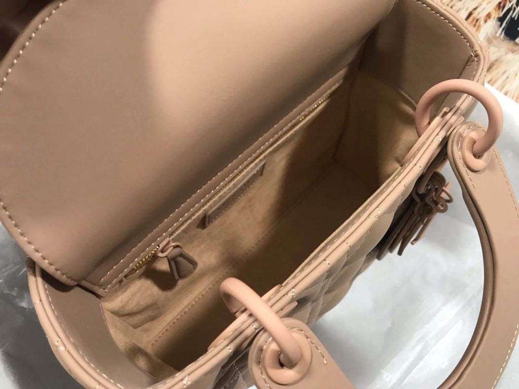 Dior M0538 Small Lady My ABCDior Bag Lambskin logo pink - Default Title - View 9