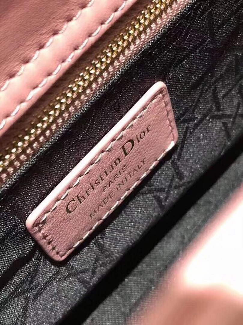 Dior M0538 Small Lady My ABCDior Bag Lambskin Pink - Default Title - View 8