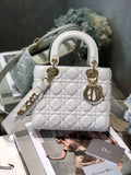 Dior M0538 Small Lady My ABCDior Bag Lambskin White - Default Title - View 1