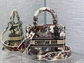 Dior M0565 Medium Lady D-Life Bag Ecru Multicolor Jardin - Default Title - View 1