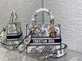 Dior M0565 Medium Lady D-Lite Bag Powder White - Default Title - View 1