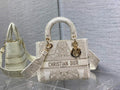 Dior M0565 Medium Lady D-Lite Bag Toile de Jouy Beige - Default Title - View 1