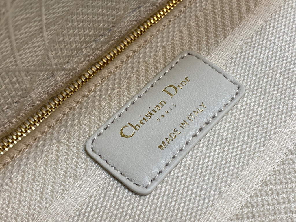 Dior M0565 Medium Lady D-Lite Bag wood Cannage Beige - Default Title - View 9