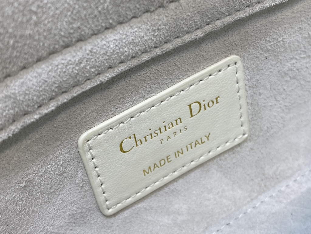 Dior M0613 Small Lady D-Joy Bag White Cannage Lambskin - Default Title - View 10