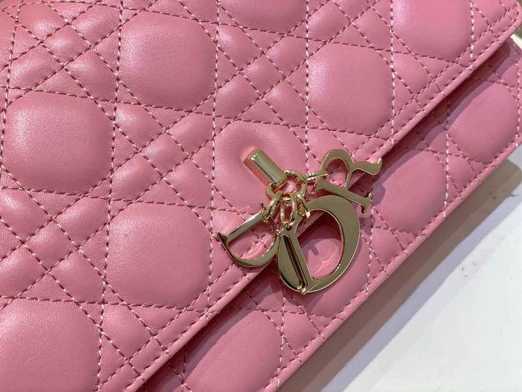 Dior M0997 Miss Dior Top Handle Bag Pink Patent leather - Default Title - View 5