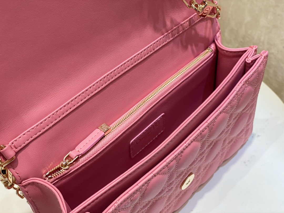 Dior M0997 Miss Dior Top Handle Bag Pink Patent leather - Default Title - View 8