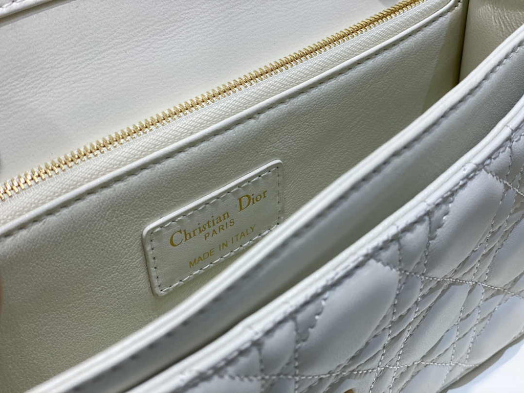 Dior M0997 Miss Dior Top Handle Bag White Cannage Lambskin - Default Title - View 9