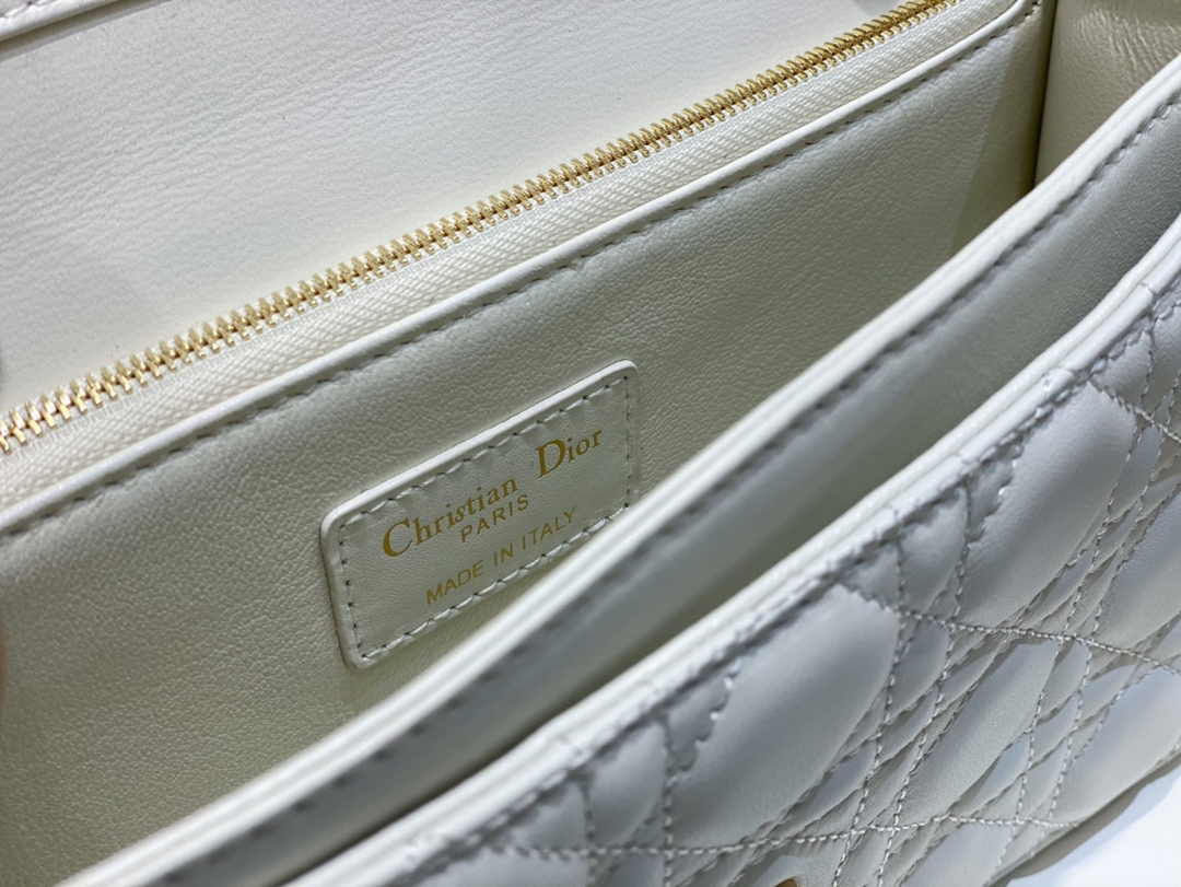 Dior M0997 Miss Dior Top Handle Bag White Cannage Lambskin - Default Title - View 9