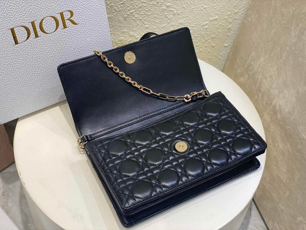Dior M0997 Miss Dior Top Handle Bag Black Cannage Lambskin - Default Title - View 7