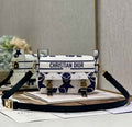Dior M1241 Small Diorcamp Bag Multicolor Embroidery Beige - Default Title - View 1