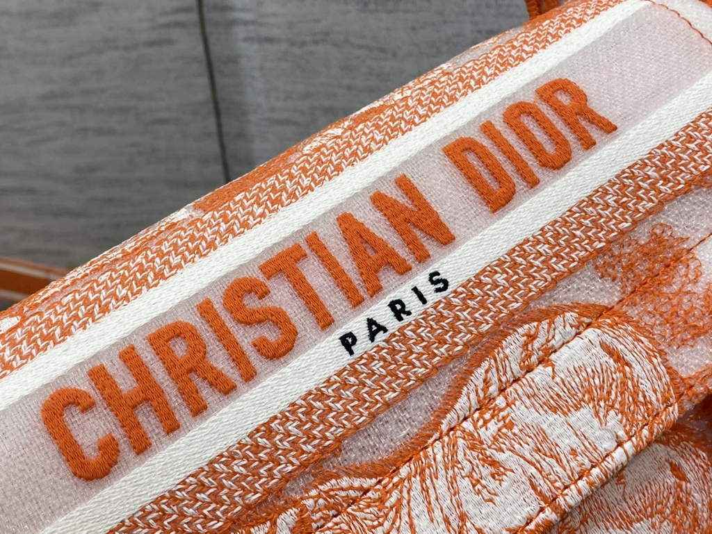 Dior Small Diorcamp Bag M1241 Orange Multicolor Embroidery - Default Title - View 3