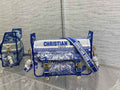 Dior Small Diorcamp Bag M1241 Blue Multicolor Embroidery - Default Title - View 1