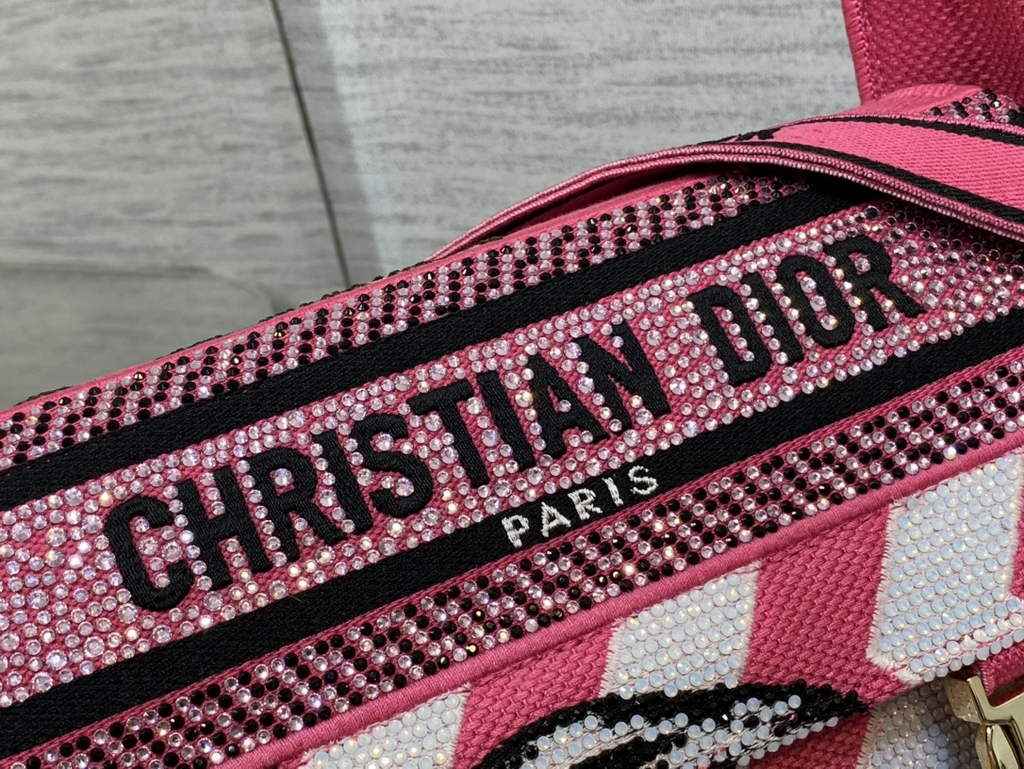 Dior Small Diorcamp Bag M1241 Purple Multicolor Embroidery - Default Title - View 4