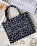 Dior M1265 Small Book Tote Gray Multicolor Mizza