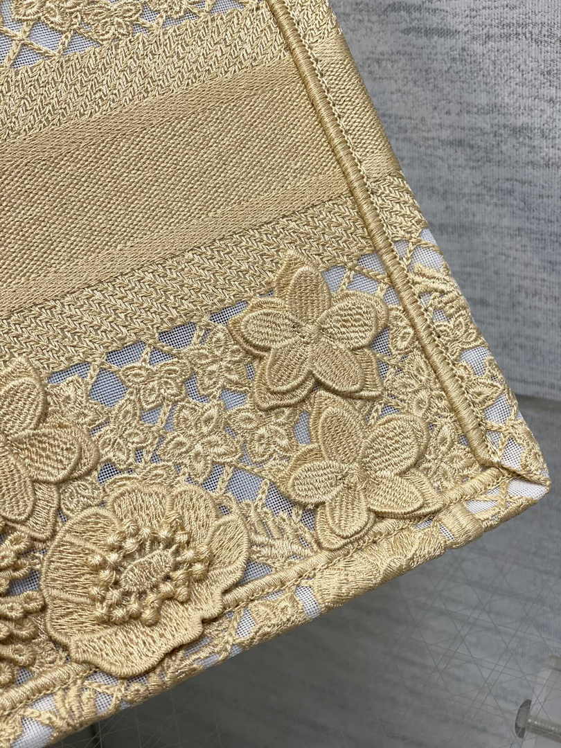 Dior Small Book Tote M1265 Toile de Jouy Embroidery M3533