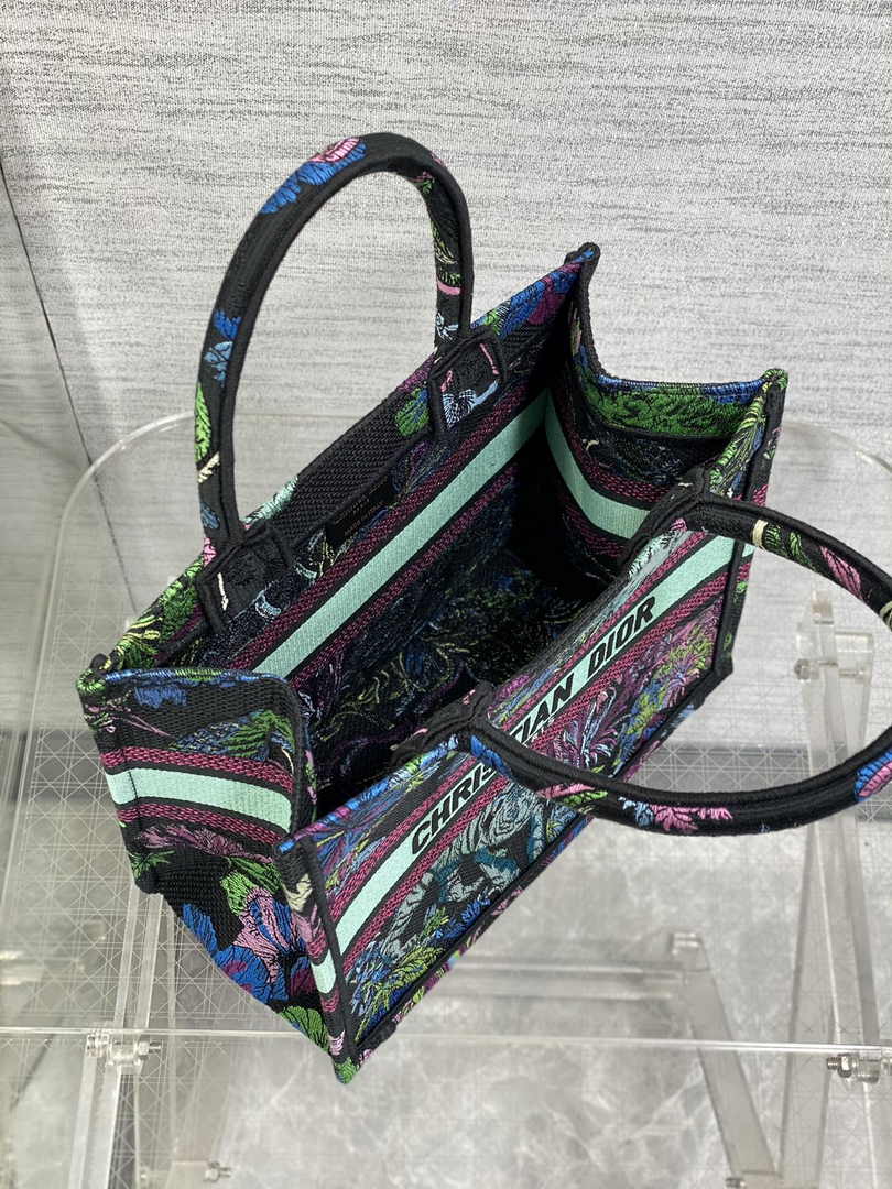 Dior Small Book Tote M1265 Toile de Jouy Embroidery M3514 - Default Title - View 5