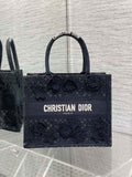 Dior Small Book Tote M1265 Toile de Jouy Embroidery M3535