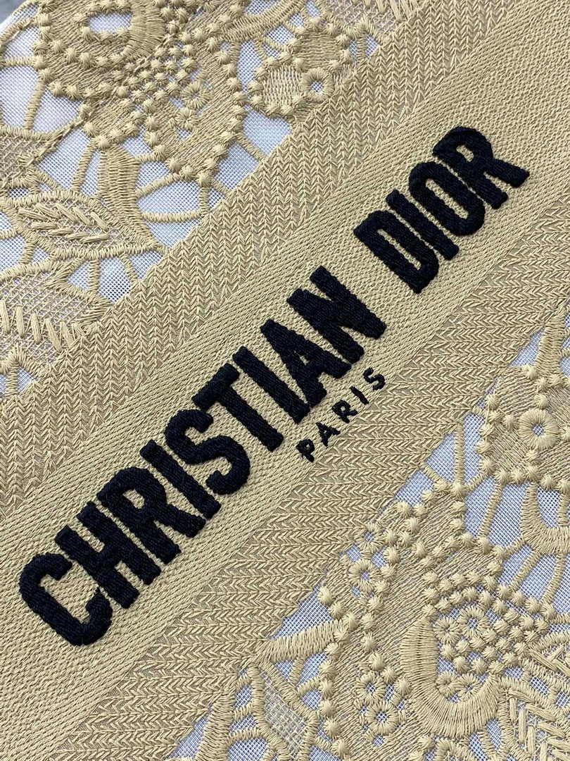 Dior Small Book Tote M1265 Toile de Jouy Embroidery M3541