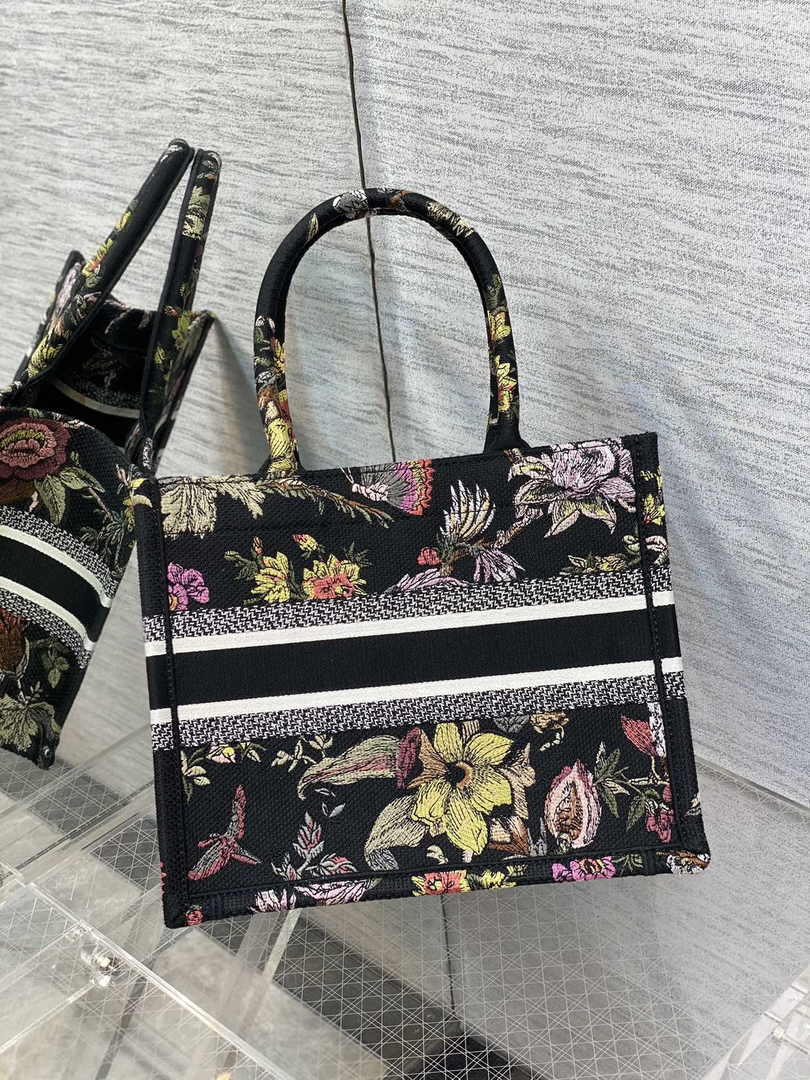 Dior Small Book Tote M1265 Toile de Jouy Embroidery M3553 - Default Title - View 2