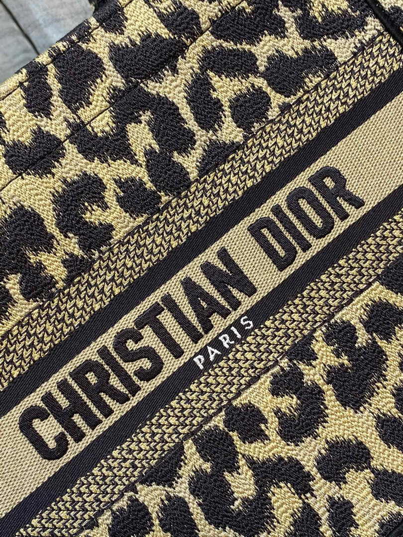 Dior M1265 Small Book Tote Beige Multicolor Mizza