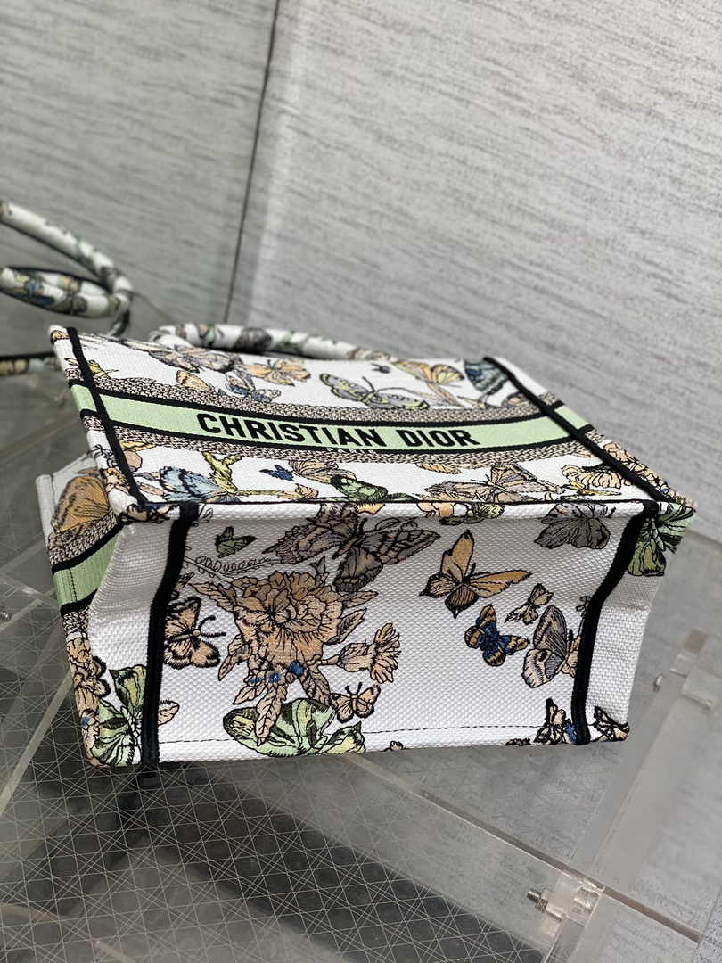 Dior Small Book Tote M1265 Toile de Jouy Embroidery M3558 - Default Title - View 4