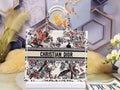 Dior M1286 Large Book Tote Bag White Multicolor Jardin d'Hiver Embroidery