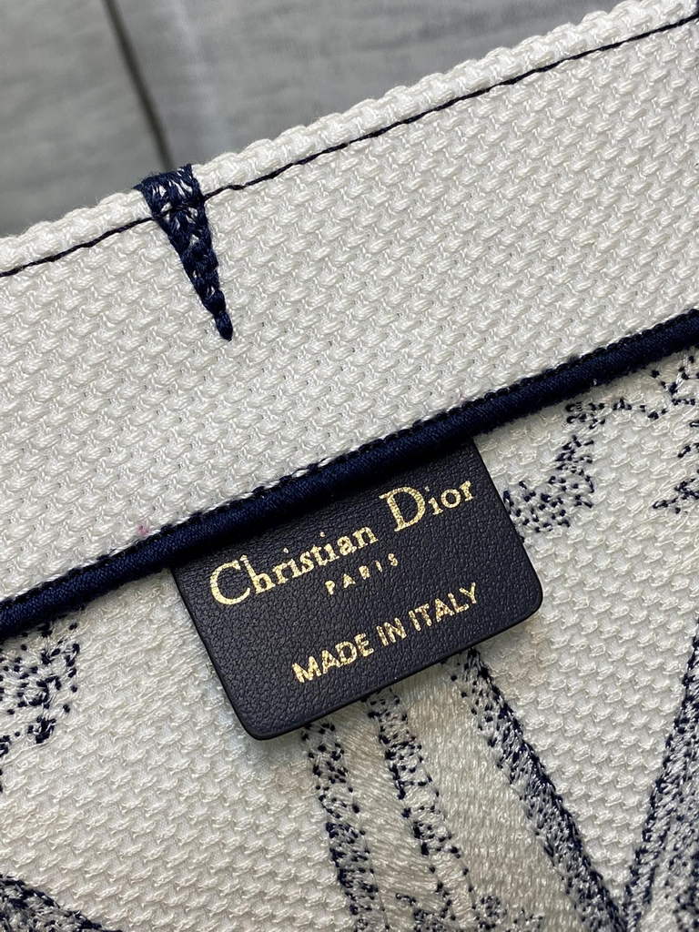 Dior M1286 Large Book Tote Beige Multicolor Rêve d'Infini Embroidery